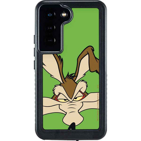 Looney Tunes Wile E Coyote Zoomed In Galaxy S23 Waterproof Case