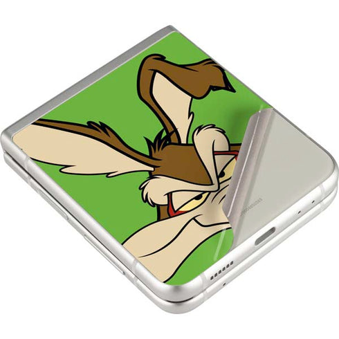 Looney Tunes Wile E Coyote Zoomed In Galaxy Z Flip3 5G Skin