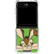 Looney Tunes Wile E Coyote Zoomed In Galaxy Z Flip5 5G Clear Case