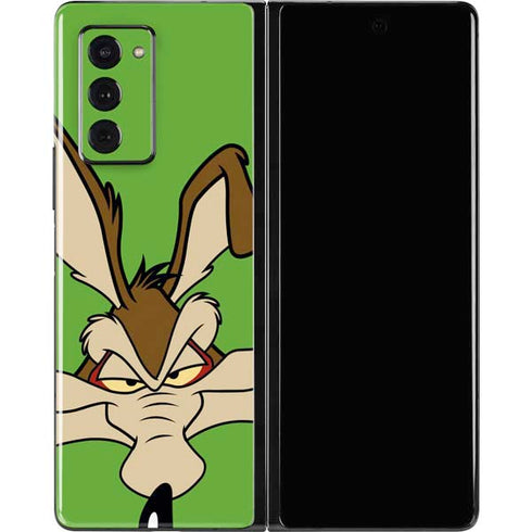 Looney Tunes Wile E Coyote Zoomed In Galaxy Z Fold2 5G Skin