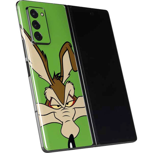 Looney Tunes Wile E Coyote Zoomed In Galaxy Z Fold2 5G Skin