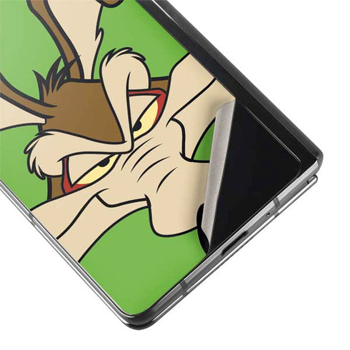 Looney Tunes Wile E Coyote Zoomed In Galaxy Z Fold2 5G Skin