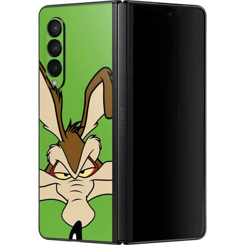 Looney Tunes Wile E Coyote Zoomed In Galaxy Z Fold3 5G Skin