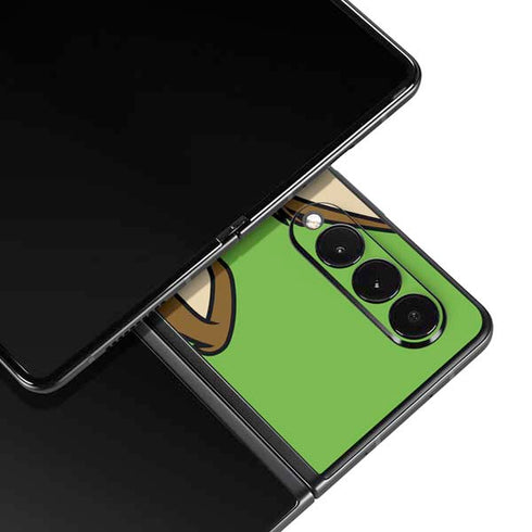 Looney Tunes Wile E Coyote Zoomed In Galaxy Z Fold3 5G Skin