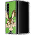 Looney Tunes Wile E Coyote Zoomed In Galaxy Z Fold4 5G Clear Case