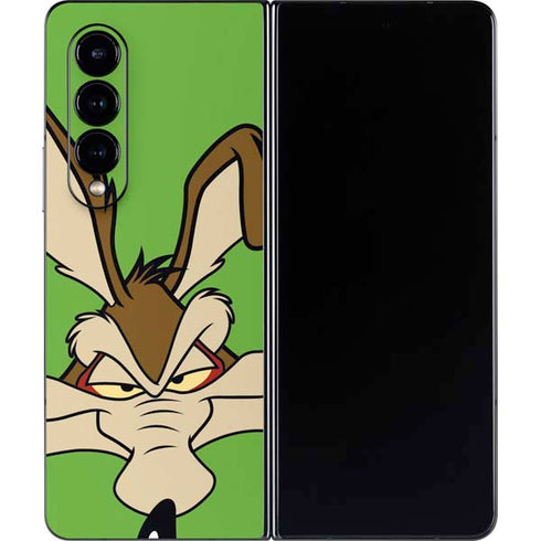Looney Tunes Wile E Coyote Zoomed In Galaxy Z Fold4 5G Skin
