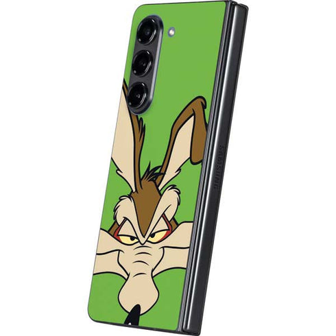 Looney Tunes Wile E Coyote Zoomed In Galaxy Z Fold5 5G Skin