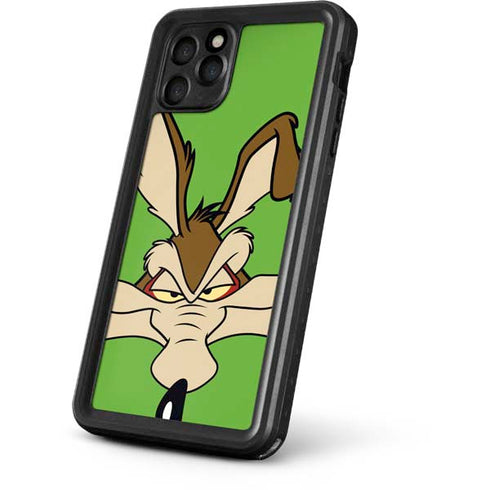 Looney Tunes Wile E Coyote Zoomed In iPhone 11 Pro Waterproof Case