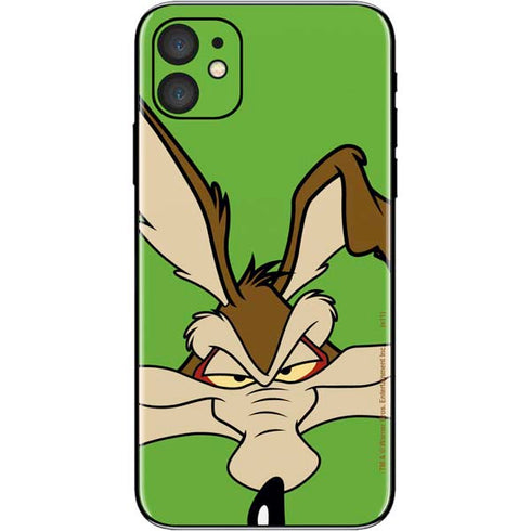 Looney Tunes Wile E Coyote Zoomed In iPhone 11 Skin