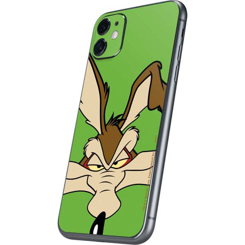 Looney Tunes Wile E Coyote Zoomed In iPhone 11 Skin
