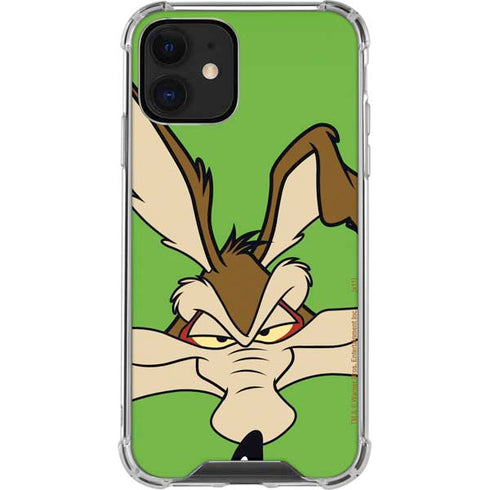 Looney Tunes Wile E Coyote Zoomed In iPhone 12 Mini Clear Case
