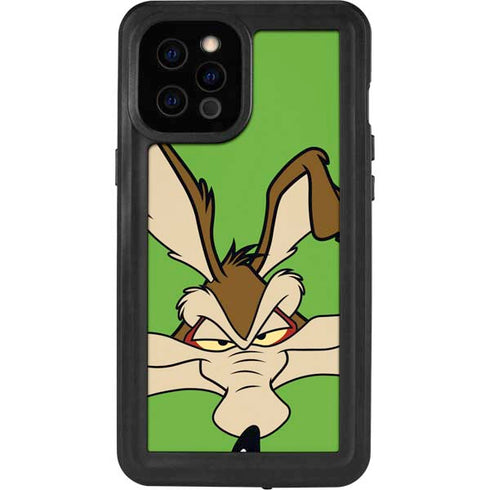 Looney Tunes Wile E Coyote Zoomed In iPhone 12 Pro Max Waterproof Case