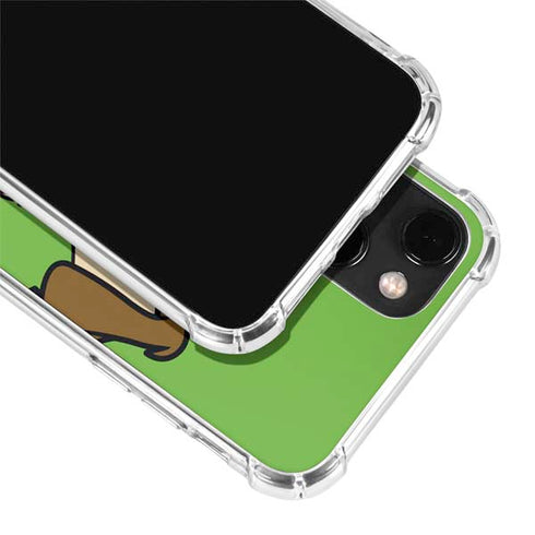 Looney Tunes Wile E Coyote Zoomed In iPhone 14 Plus Clear Case