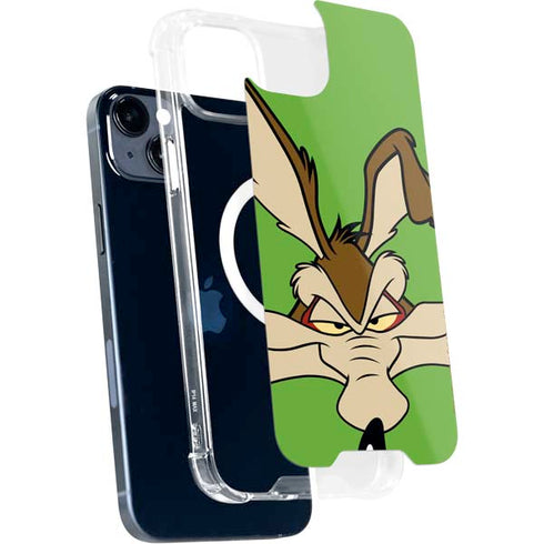 Looney Tunes Wile E Coyote Zoomed In iPhone 14 Plus MagSafe Case