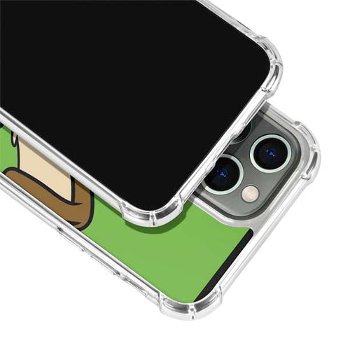 Looney Tunes Wile E Coyote Zoomed In iPhone 15 Pro Clear Case