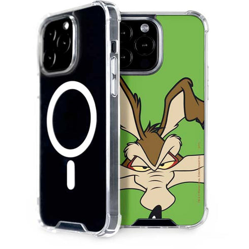 Looney Tunes Wile E Coyote Zoomed In iPhone 15 Pro Max MagSafe Case