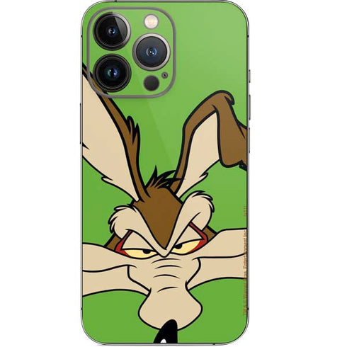 Looney Tunes Wile E Coyote Zoomed In iPhone 14 Pro Skin