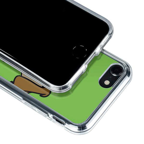 Looney Tunes Wile E Coyote Zoomed In iPhone SE (2nd & 3rd Gen) Clear Case