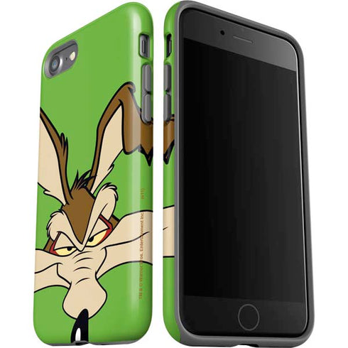 Looney Tunes Wile E Coyote Zoomed In iPhone SE (2nd & 3rd Gen) Pro Case
