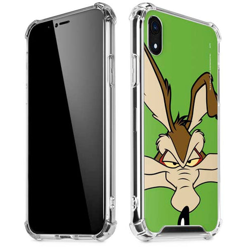 Looney Tunes Wile E Coyote Zoomed In iPhone XR Clear Case