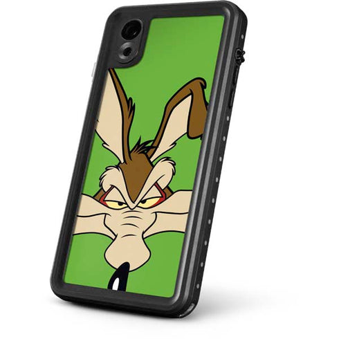 Looney Tunes Wile E Coyote Zoomed In iPhone XR Waterproof Case