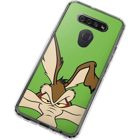 Looney Tunes Wile E Coyote Zoomed In LG K51/Q51 Clear Case
