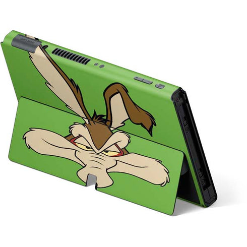 Looney Tunes Wile E Coyote Zoomed In Nintendo Switch OLED (2021) Skin