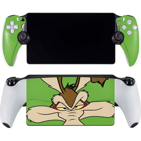 Looney Tunes Wile E Coyote Zoomed In PlayStation Portal Remote Player Skin