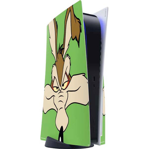 Looney Tunes Wile E Coyote Zoomed In PS5 Console Skin