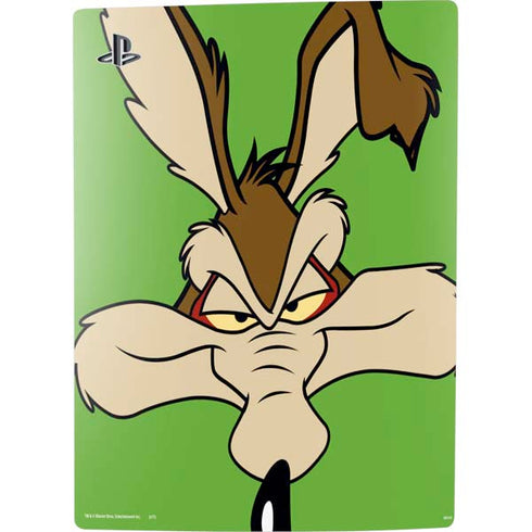 Looney Tunes Wile E Coyote Zoomed In PS5 Console Skin