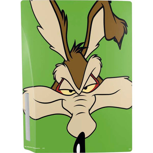 Looney Tunes Wile E Coyote Zoomed In PS5 Console Skin