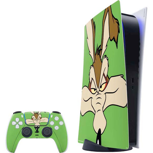 Looney Tunes Wile E Coyote Zoomed In PS5 Digital Edition Bundle Skin