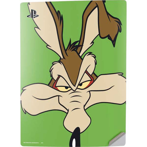 Looney Tunes Wile E Coyote Zoomed In PS5 Digital Edition Console Skin