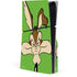 Looney Tunes Wile E Coyote Zoomed In PS5 Slim Disk Console Skin