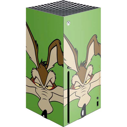 Looney Tunes Wile E Coyote Zoomed In Xbox Series X Console Skin