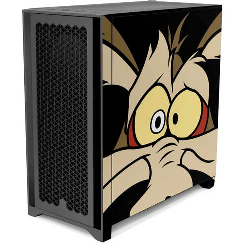 Looney Tunes Wile E. Coyote Corsair 4000D Tempered Glass Mid-Tower ATX Case Skin