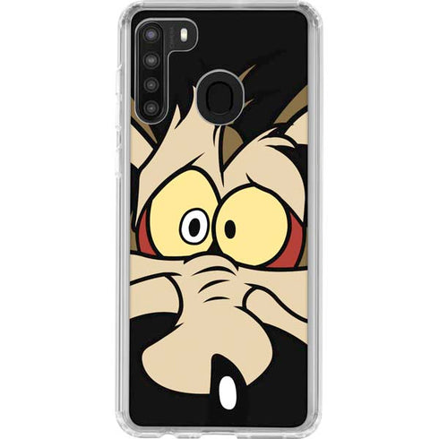 Looney Tunes Wile E. Coyote Galaxy A21 Clear Case