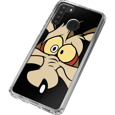 Looney Tunes Wile E. Coyote Galaxy A21 Clear Case