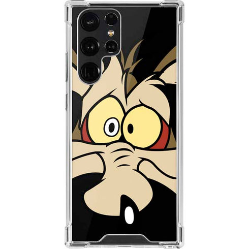 Looney Tunes Wile E. Coyote Galaxy S22 Ultra Clear Case