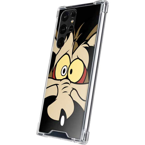 Looney Tunes Wile E. Coyote Galaxy S22 Ultra Clear Case