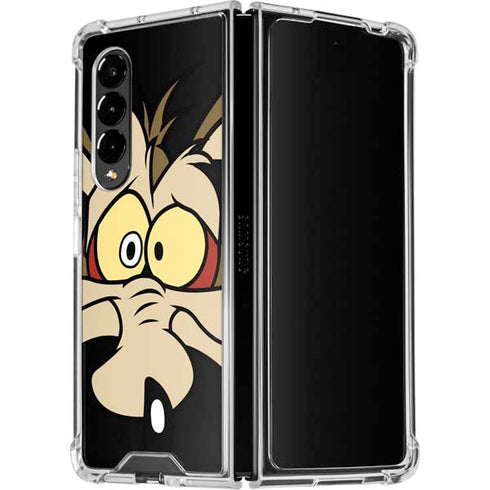 Looney Tunes Wile E. Coyote Galaxy Z Fold4 5G Clear Case