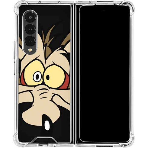 Looney Tunes Wile E. Coyote Galaxy Z Fold4 5G Clear Case