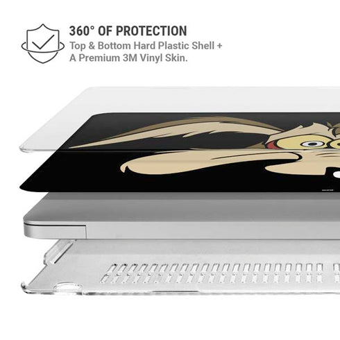 Looney Tunes Wile E. Coyote MacBook Pro 13in (2020) Case plus Skin