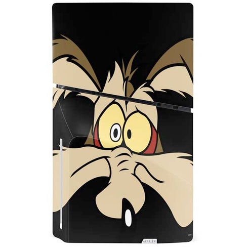 Looney Tunes Wile E. Coyote PS5 Slim Disk Console Skin