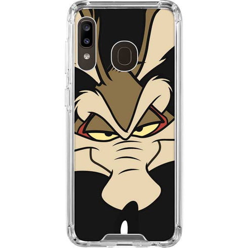 Looney Tunes Wile E. Coyote Smile Galaxy A30 Clear Case