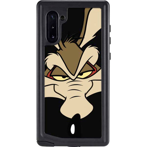 Looney Tunes Wile E. Coyote Smile Galaxy Note 10 Waterproof Case