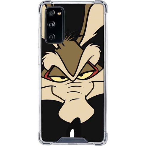 Looney Tunes Wile E. Coyote Smile Galaxy S20 FE Clear Case
