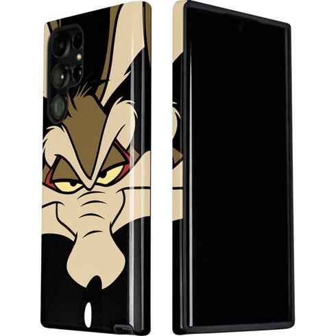 Looney Tunes Wile E. Coyote Smile Galaxy S22 Ultra Pro Case