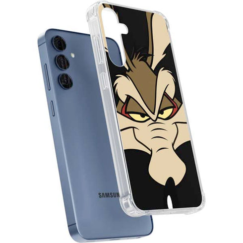 Looney Tunes Wile E. Coyote Smile Galaxy S24 Clear Case