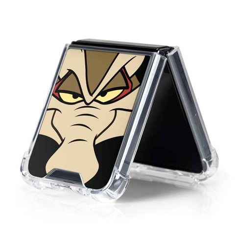Looney Tunes Wile E. Coyote Smile Galaxy Z Flip5 5G Clear Case